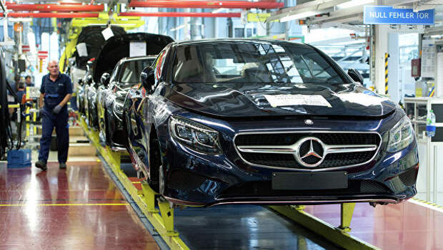 Завод Mercedes-Benz в Германии. Архивное фото
