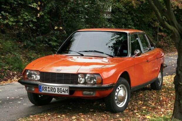 Немецкий седан NSU Ro 80 с роторно-поршневым двигателем. Немецкий седан NSU Ro 80 с роторнопоршневым двигателем