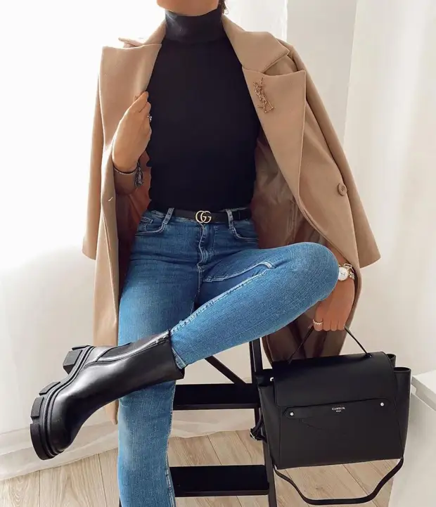Королева денима: 11 способов стильно носить джинсовые вещи осенью 2020