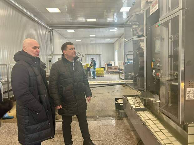 Борис Ясинский посетил «Рязанский завод плавленых сыров»