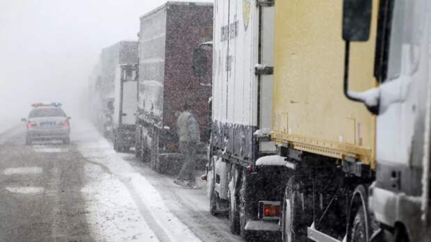 В Башкирии ограничили движение на трассе Уфа — Оренбург