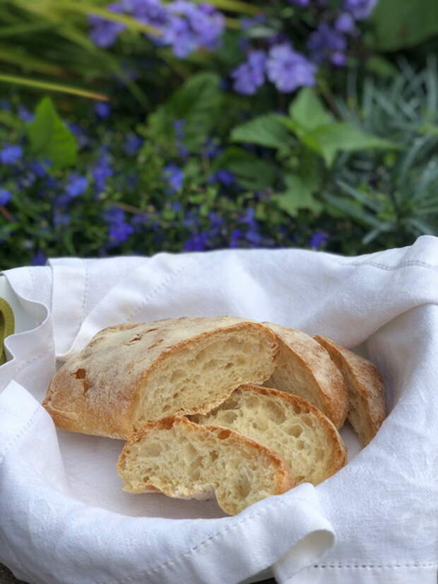 Итальянский хлеб- чиабатта
