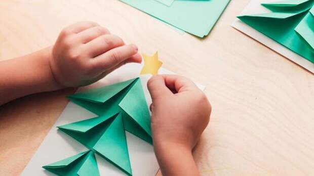 Новогодняя открытка своими руками