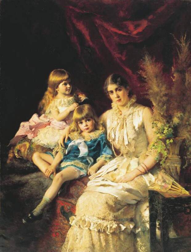 Маковский - Семейный портрет. 1882