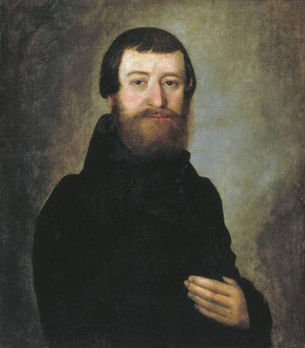 Мыльников - Портрет купца 1837