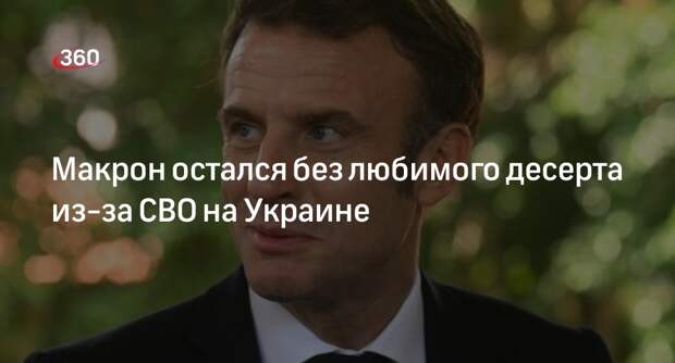 Le Figaro: Макрон остался без любимого «русского» торта из-за СВО на Украине