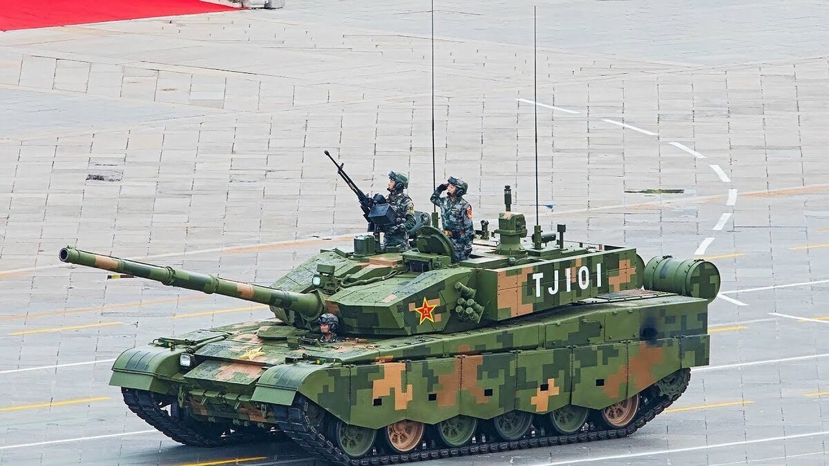 Танк Type 99, он же ZTZ-99A MBT. Сделано в Китае.
