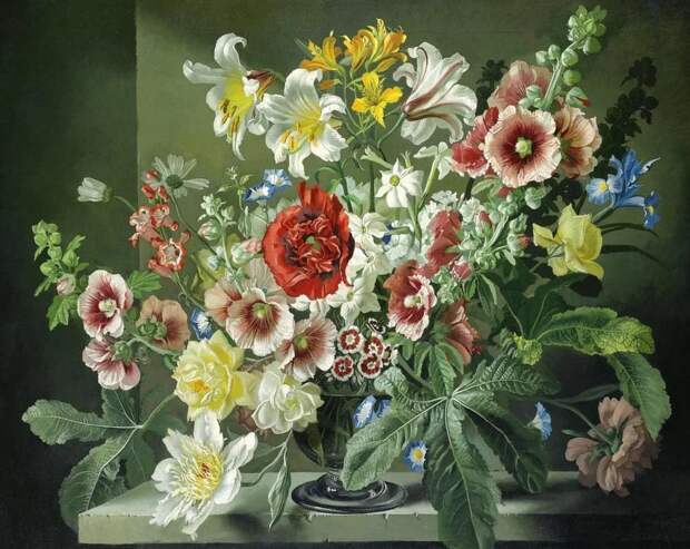 Художник Gerald Cooper (1898 — 1975). В волшебном царстве цветов