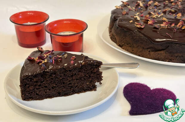 Шоколадно-свекольный пирог