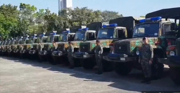Спецназ Национальной полиции Филиппин получил 37 грузовых автомобилей ГАЗ-3308 «Садко»