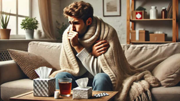 Грипп и ОРВИ / Изображение сгенерировано нейросетью DALL-E