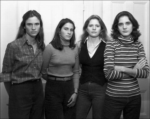 1977 интересное, прикол, сестры, фото