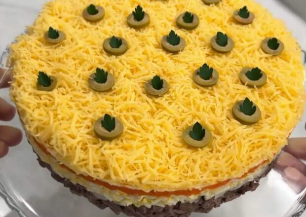 Новогодний салат «Милорд» — вкуснейшее сочетание ингредиентов!