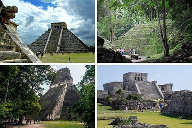 Города майя были великолепными образцами архитектурного совершенства.