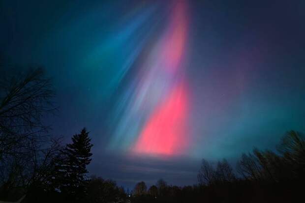 Ученые зафиксировали интенсивные полярные сияния на фоне сильной магнитной бури