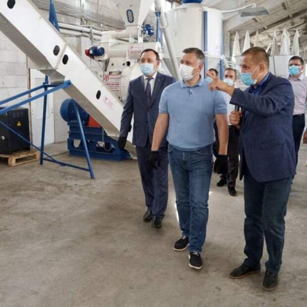 Новое предприятие по производству комбикормов открыли в Иркутском районе