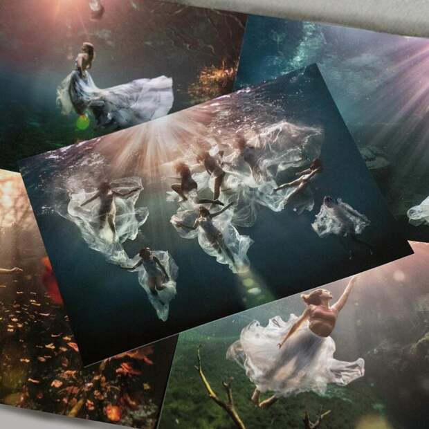 Девушки под водой на потрясающих снимках фотографа-фридайвера Лекси Лайн