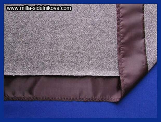 Фальшивая подгибка изделия МК (diy)