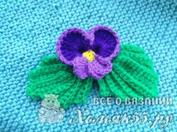 Вязаные цветы крючкоь Вязаные цветы крючкоь