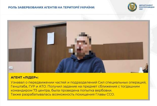 СБУ заявила, что «накрыла» сеть агентов ФСБ, планировавших похищение экс-командира Сил спецопераций