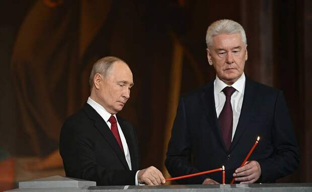 Владимир Путин поздравил россиян с Пасхой