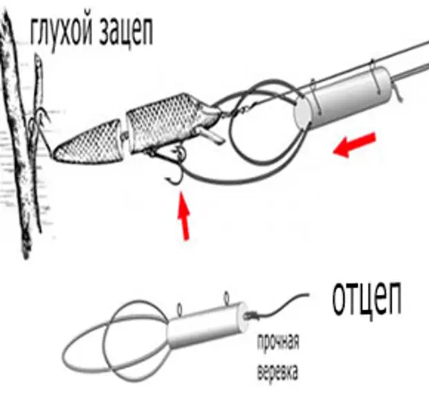 Отцеп для воблеров чертеж