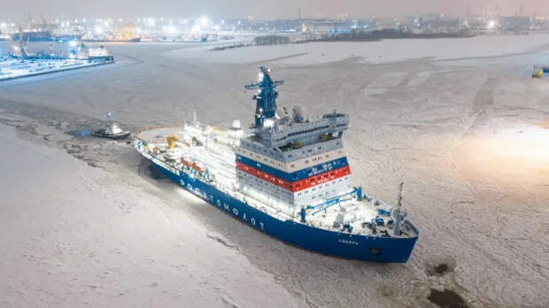 Россия перебрасывает атомные ледоколы из Арктики спасать судоходство Балтийского моря