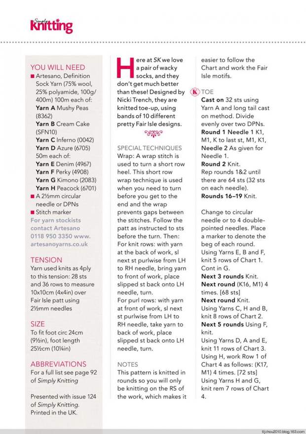 Simply Knitting №124 2014 - 紫苏 - 紫苏的博客 Simply Knitting №124 2014 - 紫苏 - 紫苏的博客