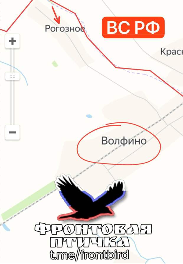 Карта продвижения группировки «Север», 28 февраля 2026 г.