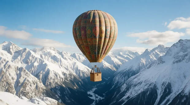 Первый в истории перелёт: шахтер на воздушном шаре перелетел горы Кузнецкого Алатау