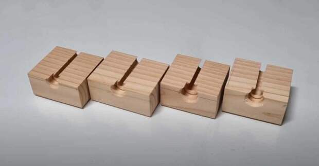 Как сделать деревянные шканты с помощью самодельного кондуктора
