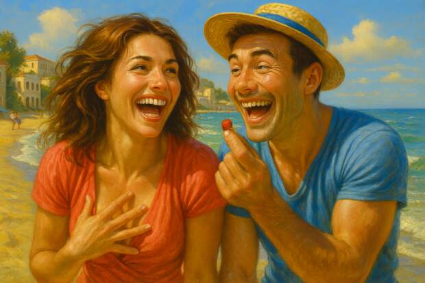 Вернувшись с работы на час раньше, Олег узнал интересный факт - оказывается, сантехники, чтобы не пачкать спецодежду, работают голыми