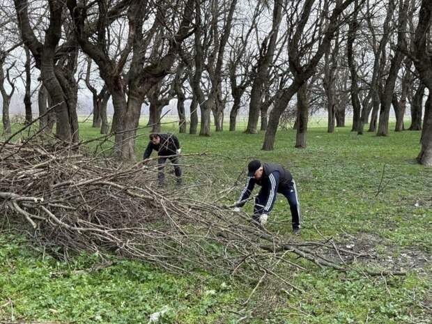 В Кошехабльском районе проходят мероприятия по очистке общественных территорий