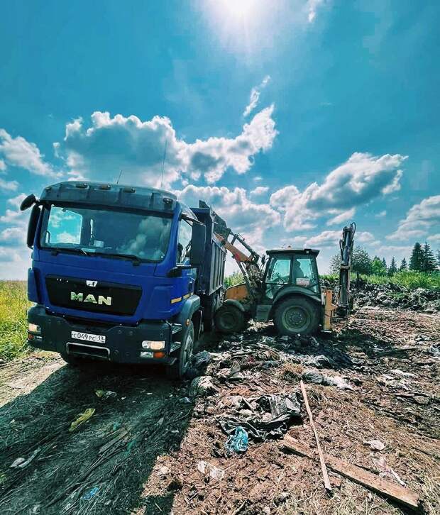 С начала 2025 года с незаконных свалок Удмуртии вывезли более 1200 тонн мусора