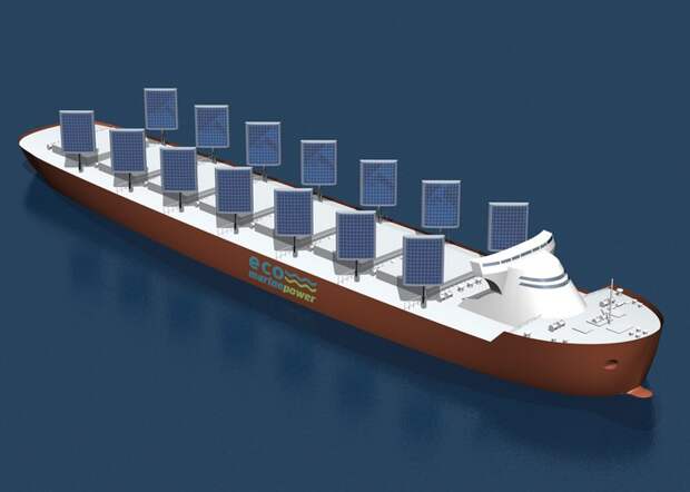 Eco Marine Power – баржа с солнечными парусами