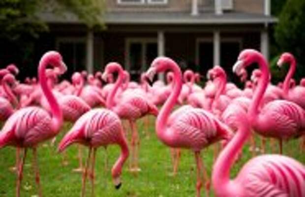 История и археология: Как розовый фламинго, который считался дурновкусием, превратился в символ роскоши и американского китча