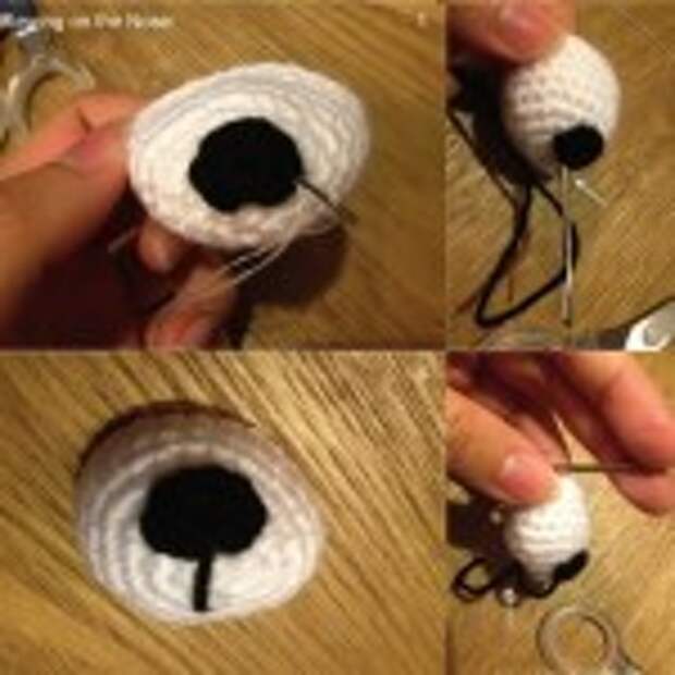 Вязаная собачка крючком Вязаная собачка крючком