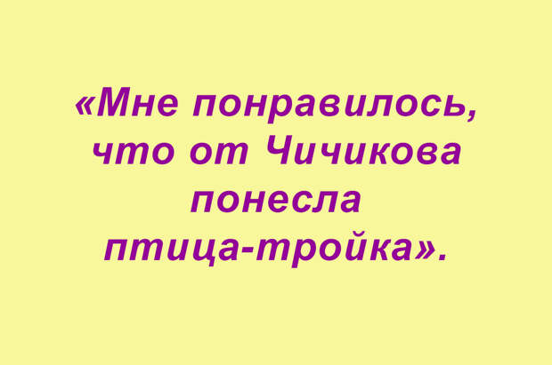 Сочинения школьные — фразочки прикольные (подборка 3)