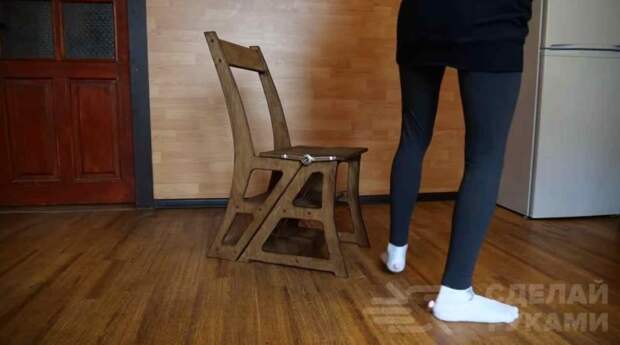 Раскладной стул-трансформер из фанеры своими руками