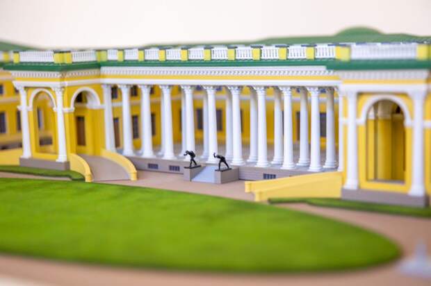 В «Царском Селе» создали большой макет Александровского дворца