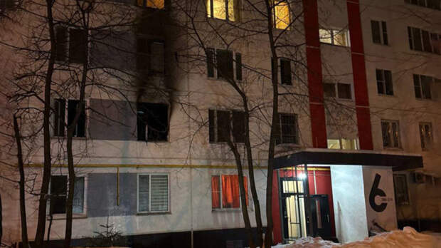 Два человека погибли в результате пожара в квартире на западе Москвы