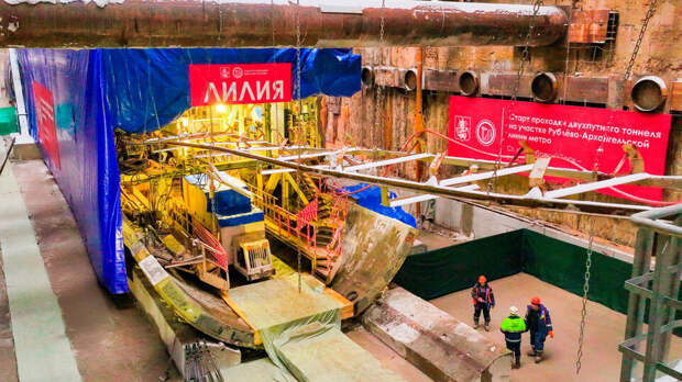 Собянин: стартовала проходка тоннеля между "Серебряным бором" и "Строгино"