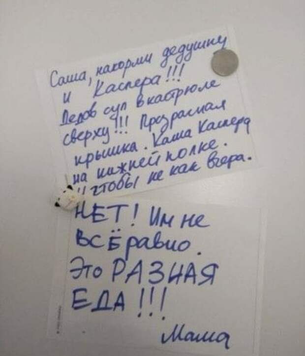 Самые смешные и неожиданные записки на холодильнике