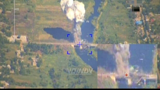 Минус мост: высокоточный удар РФ ракетой Х-38 МЛ по прифронтовой зоне ВСУ