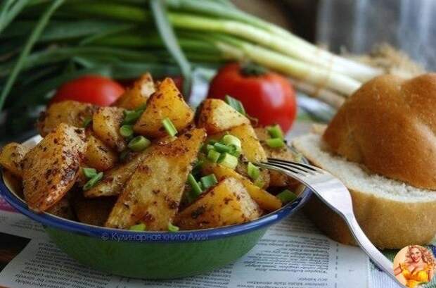 Запеченный картофель по-турецки.