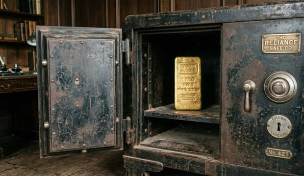 Житель Баварии купил старый сейф за 15 евро и нашёл внутри золотой слиток