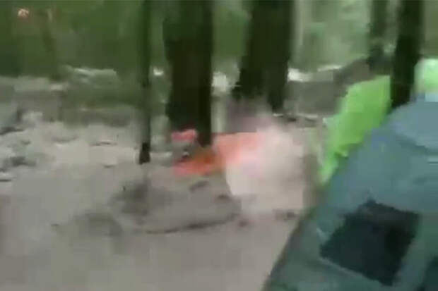 На Кубани во время похода в горы смыло палаточный лагерь детского центра