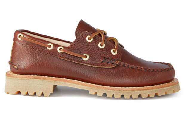 Yuketen Handmade Hex Eyed Boat Shoes available at Huckberry