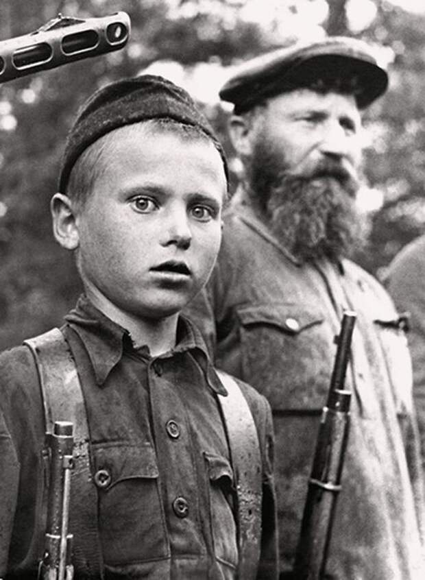 Молодой советский партизан детали, интересное, исторические, удивительное, фотографии