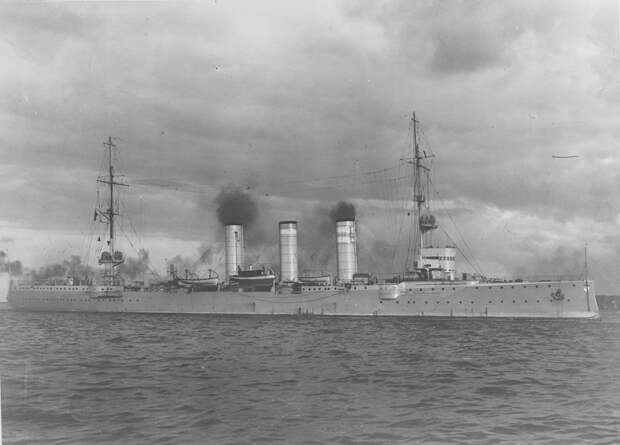 Первое крупное морское сражение Первой мировой войны